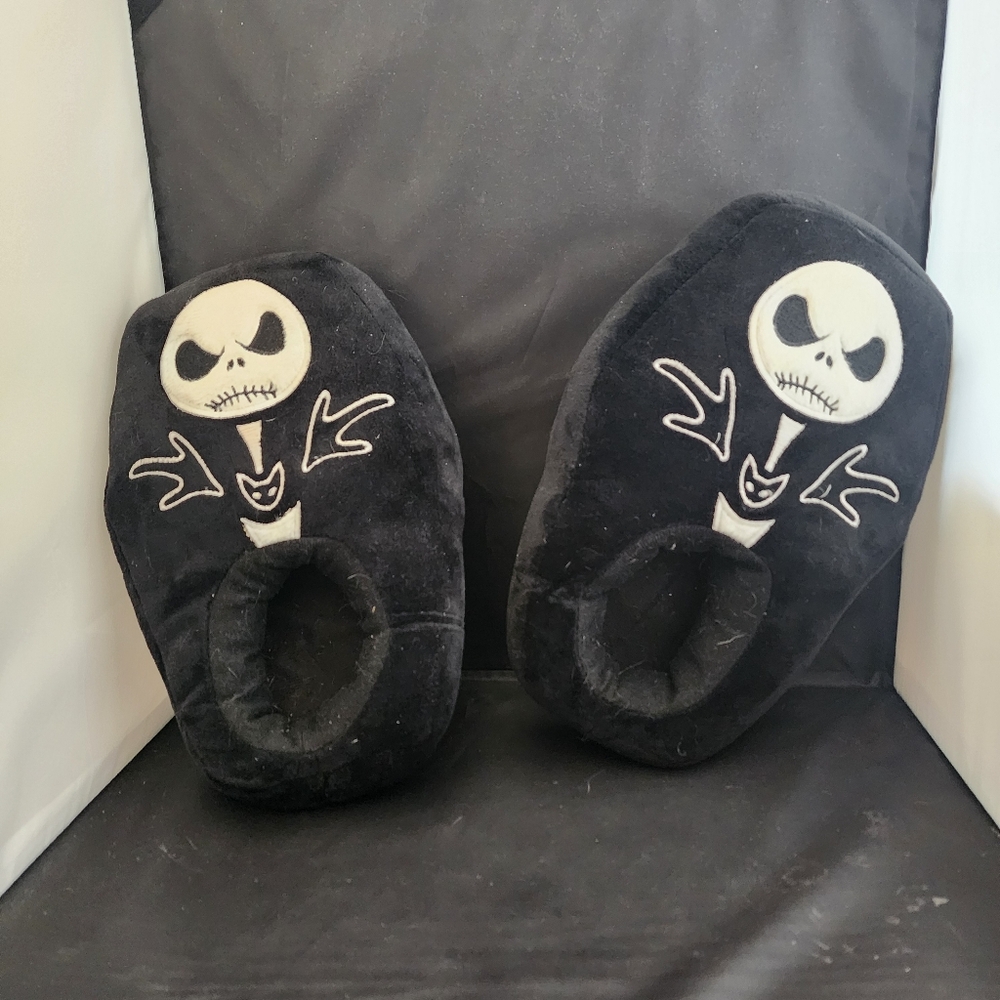 Disney Nightmare Before Christmas Jack Skellington Coffin Slippers (W8-9 / M7-8)